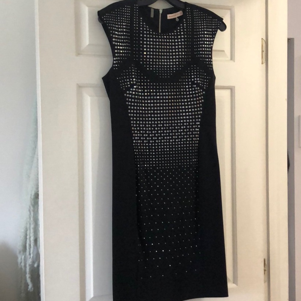 Rebecca Taylor size 4 studded black dress